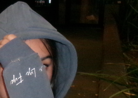 'Sonder' Embossed Dusty Blue Hoodie